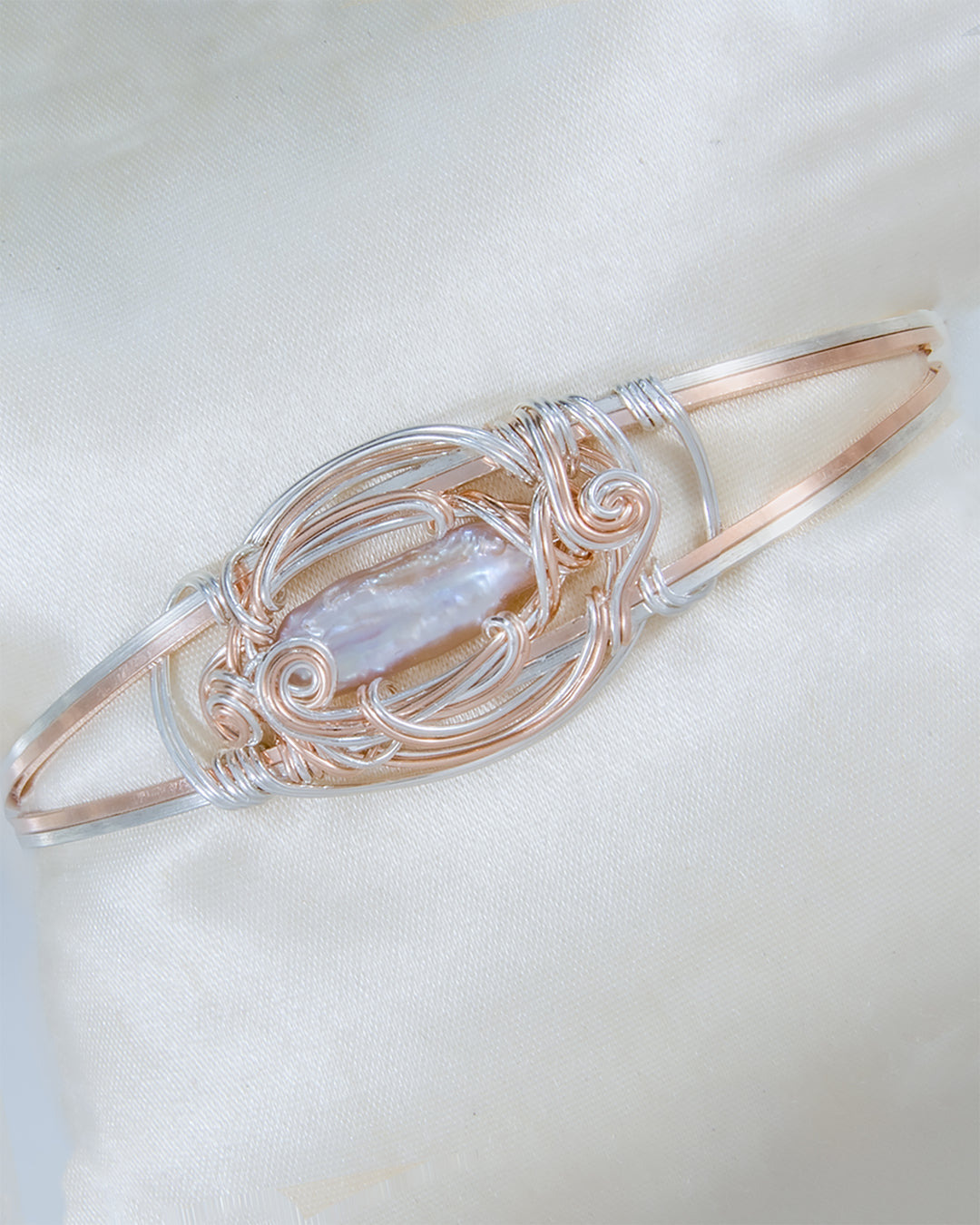 Pink Freshwater Pearl Bracelet