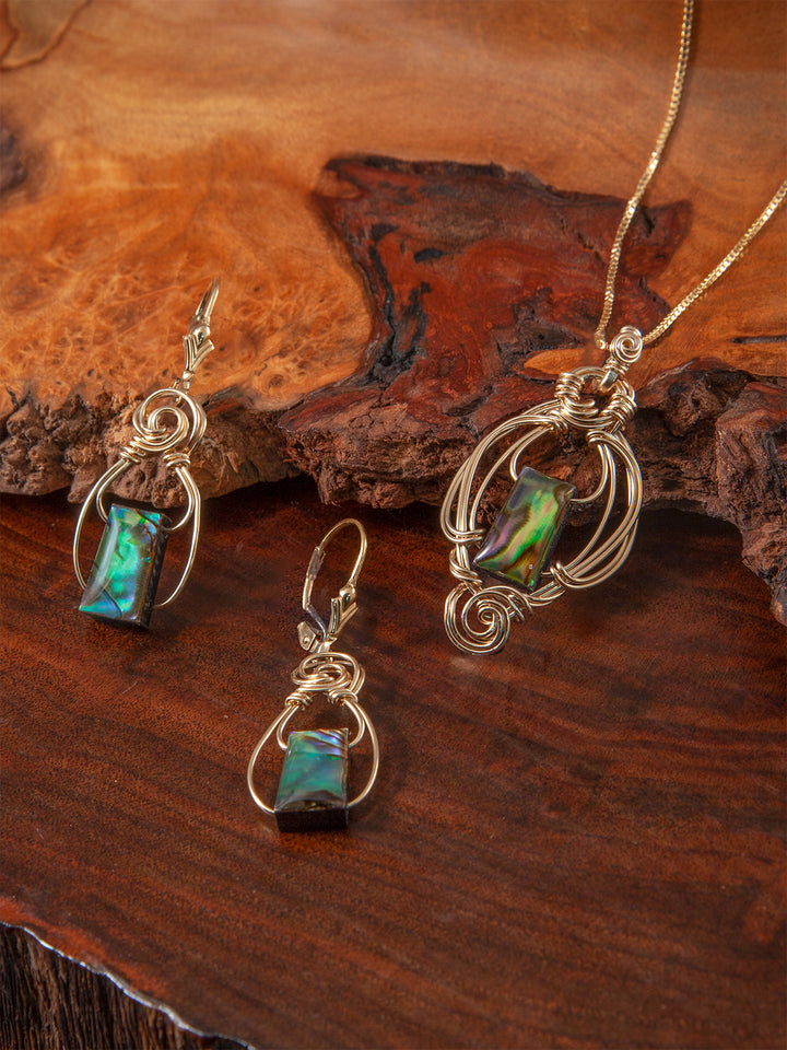 Paua Shell Earrings