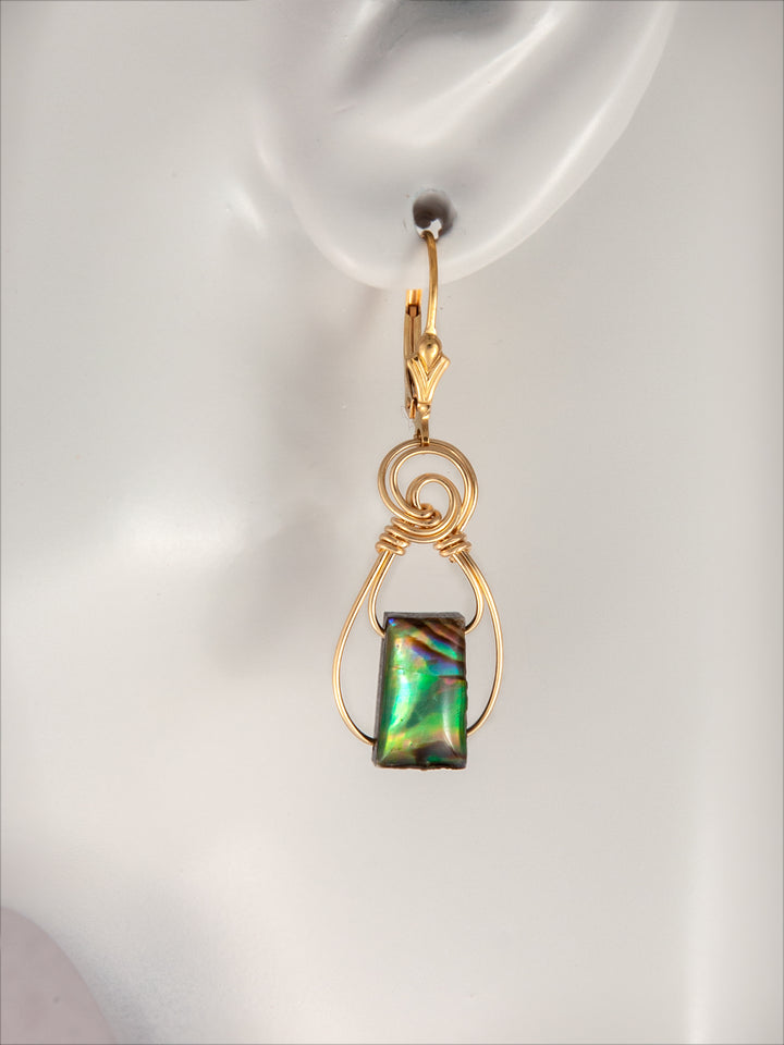 Paua Shell Earrings
