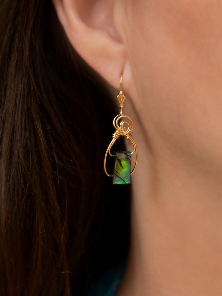 Paua Shell Earrings