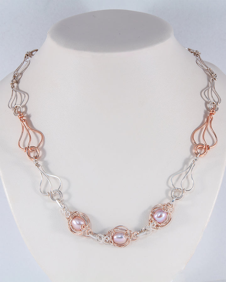 Pink Freshwater Pearl Necklace