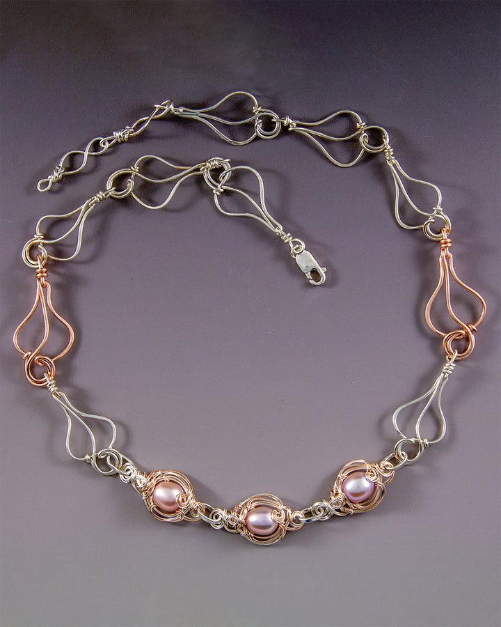 Pink Freshwater Pearl Necklace