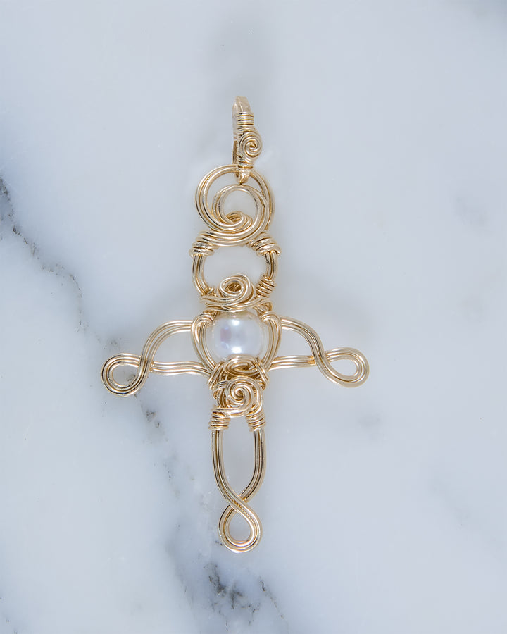 Woodland Cross Necklace
