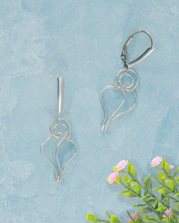 Falling Leaf earrings- small