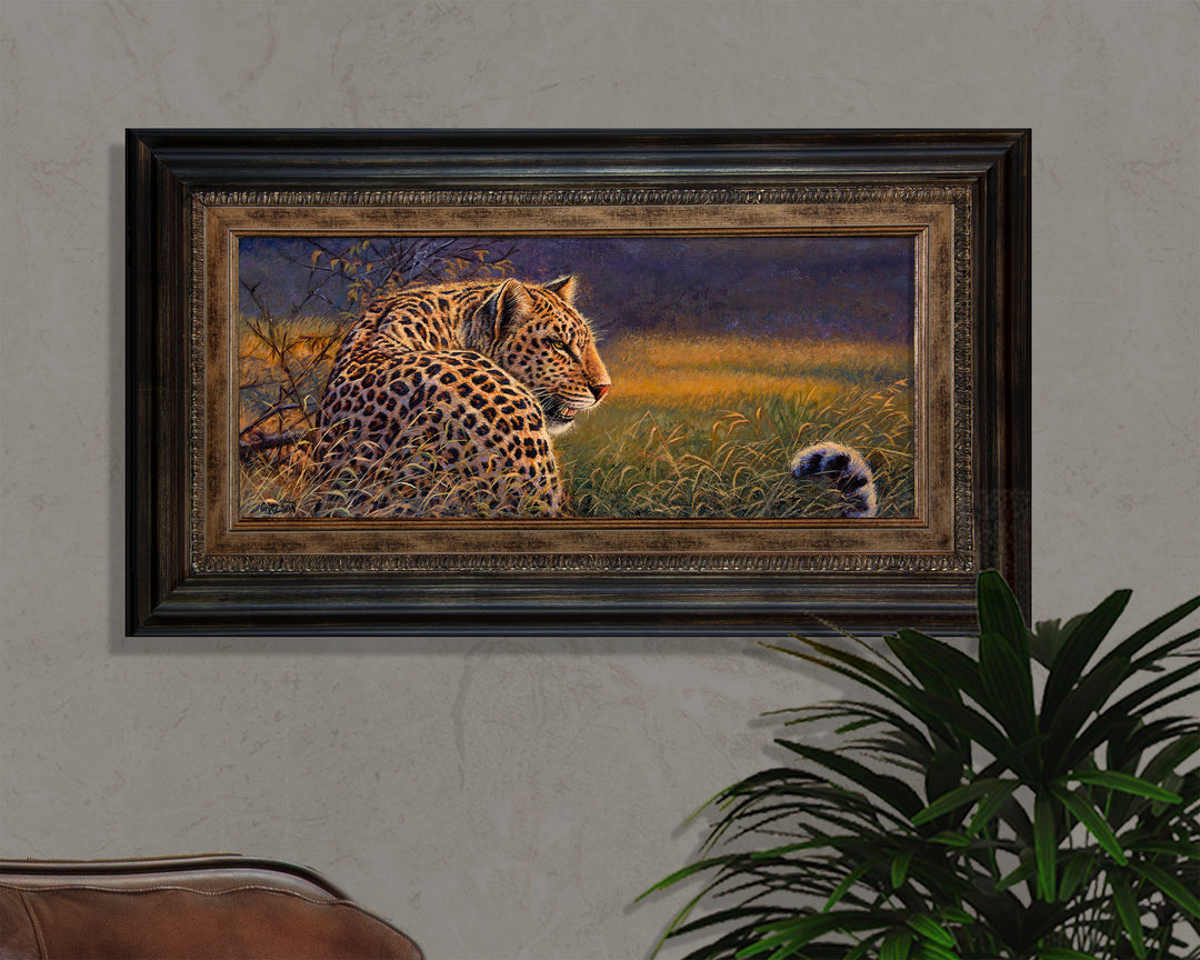 Evolution of a leopard painting