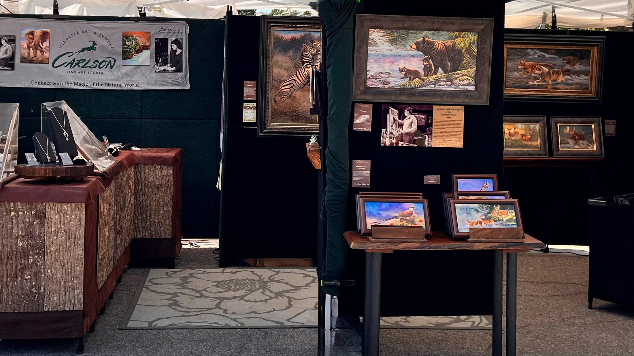 autumn and art booth 