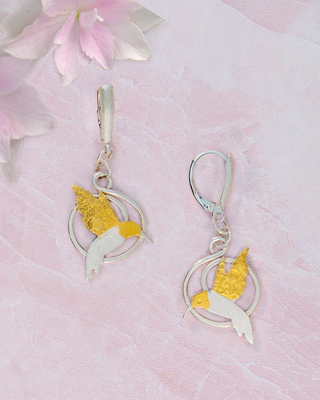 Hummingbird earrings