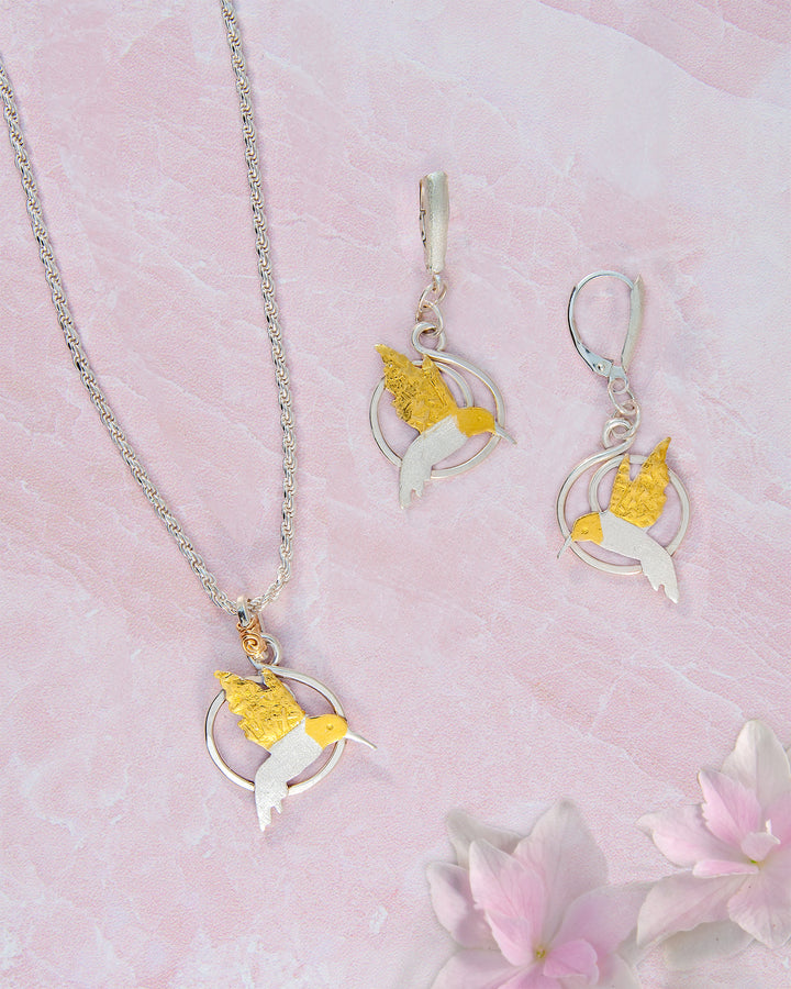 Petite Hummingbird Necklace