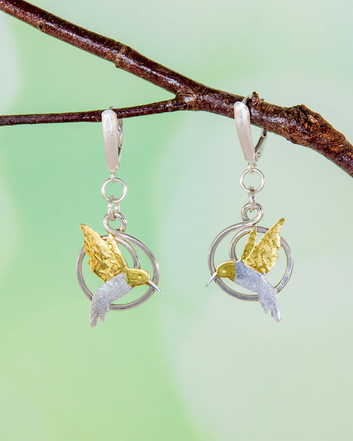 Hummingbird earrings