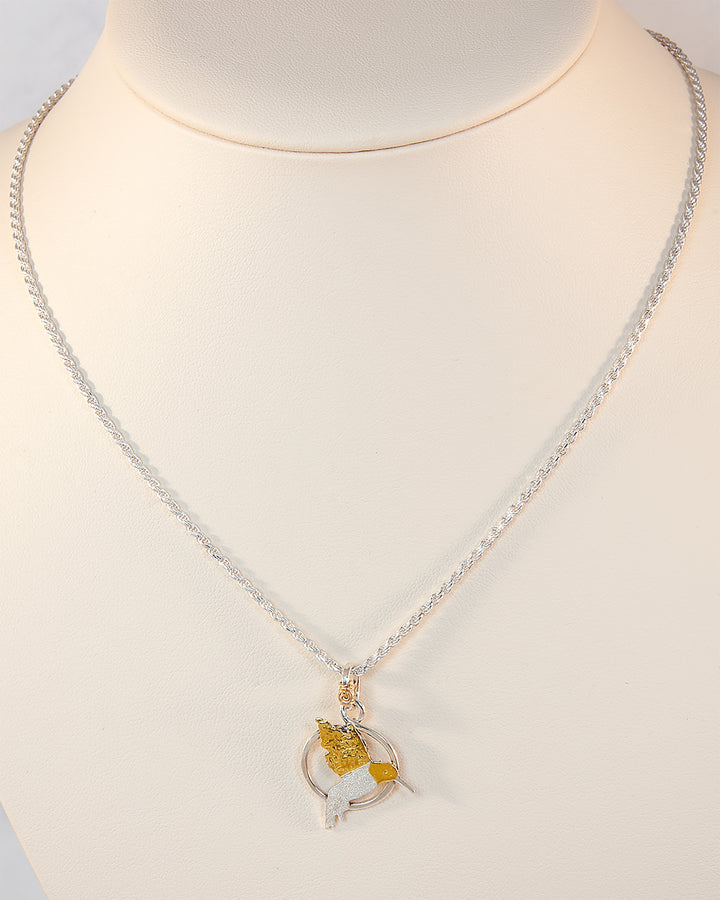 Petite Hummingbird Necklace