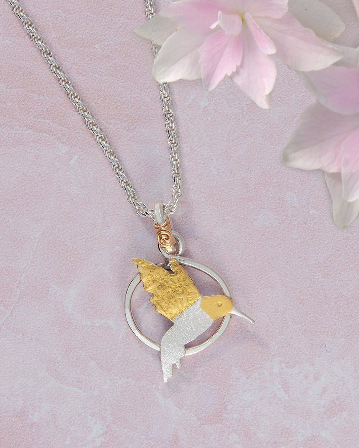 Petite Hummingbird Necklace