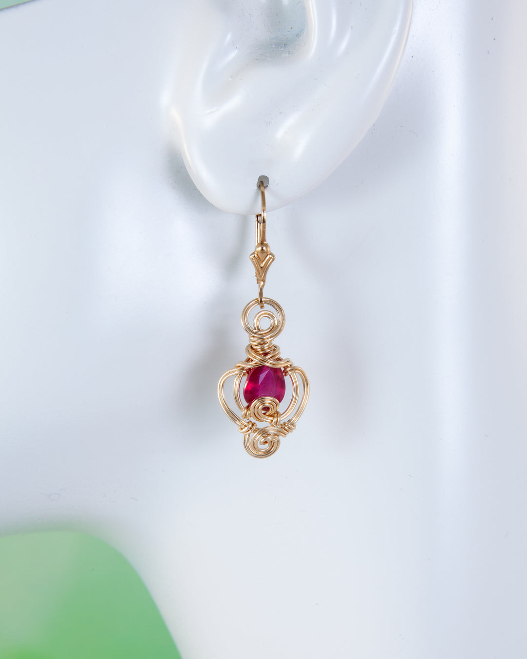 Madagascar Ruby Earrings