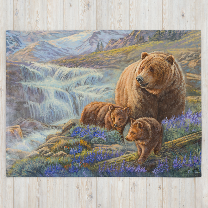 Beside the Falls - Premium Blanket