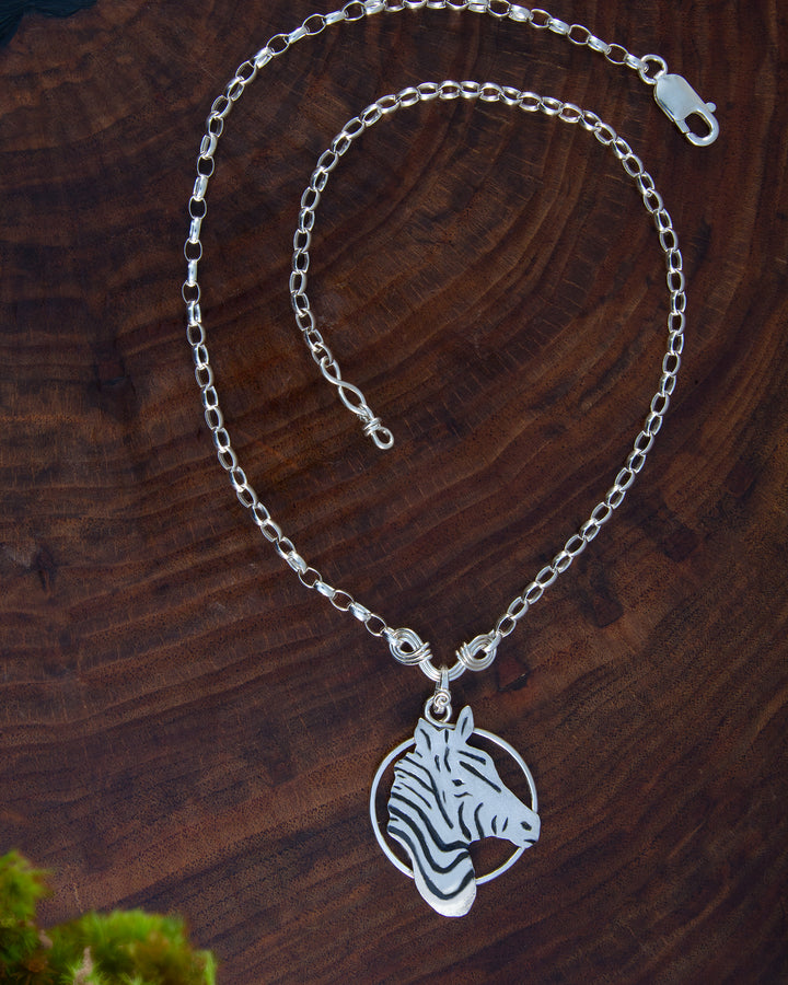 Zebra Necklace