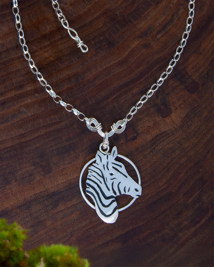 Zebra Necklace