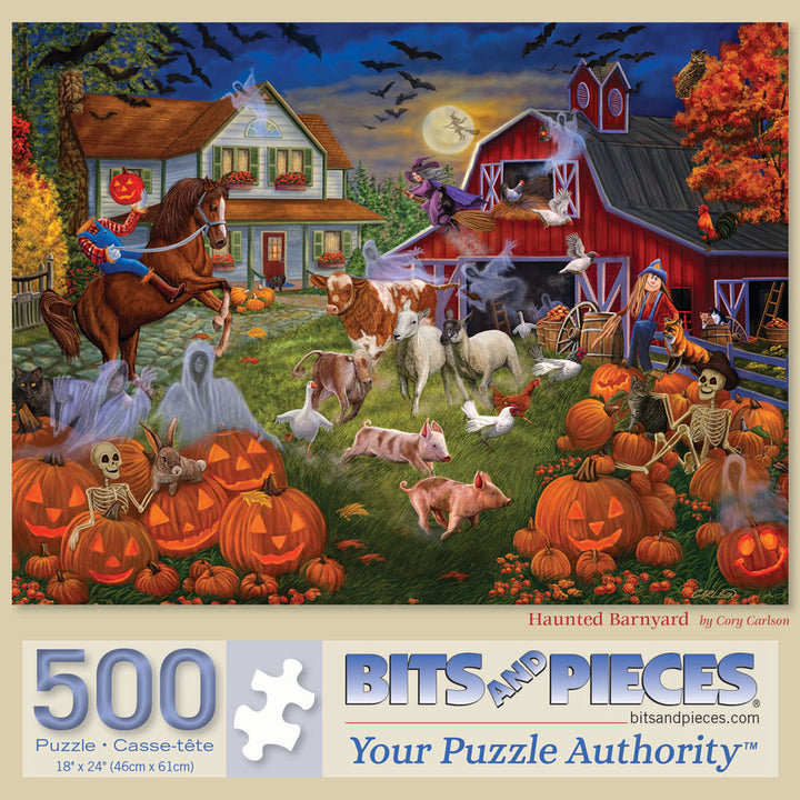 Haunted Barnyard - Bits and Pieces Puzzle