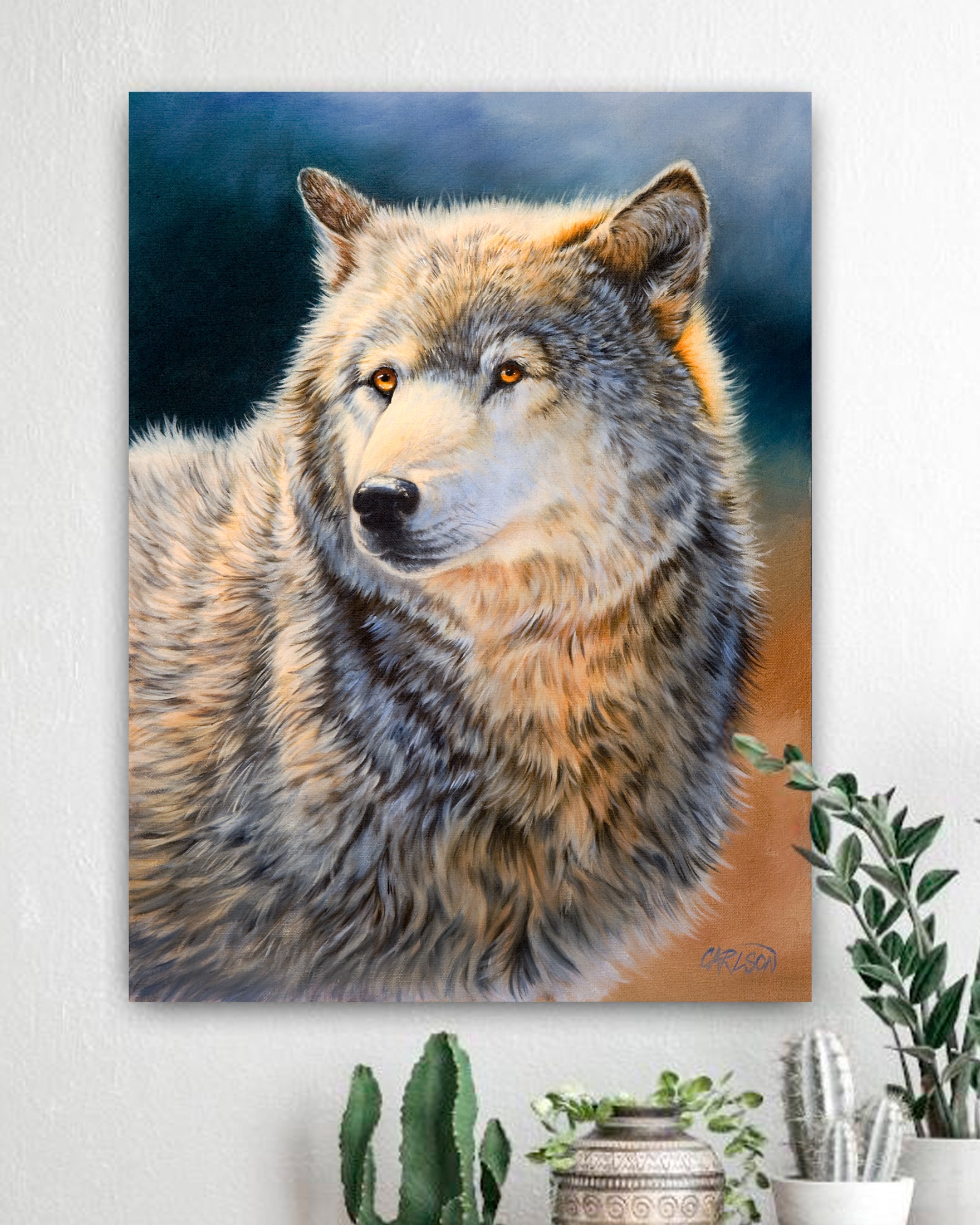 Grey Wolf – Carlson Fine Art Studio