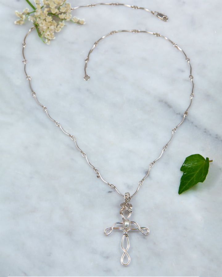 Woodland Cross Necklace