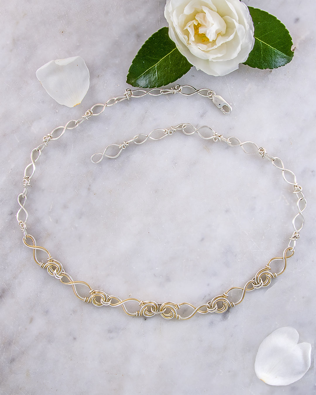 Celtic Chain Sterling Silver & Gold Filled