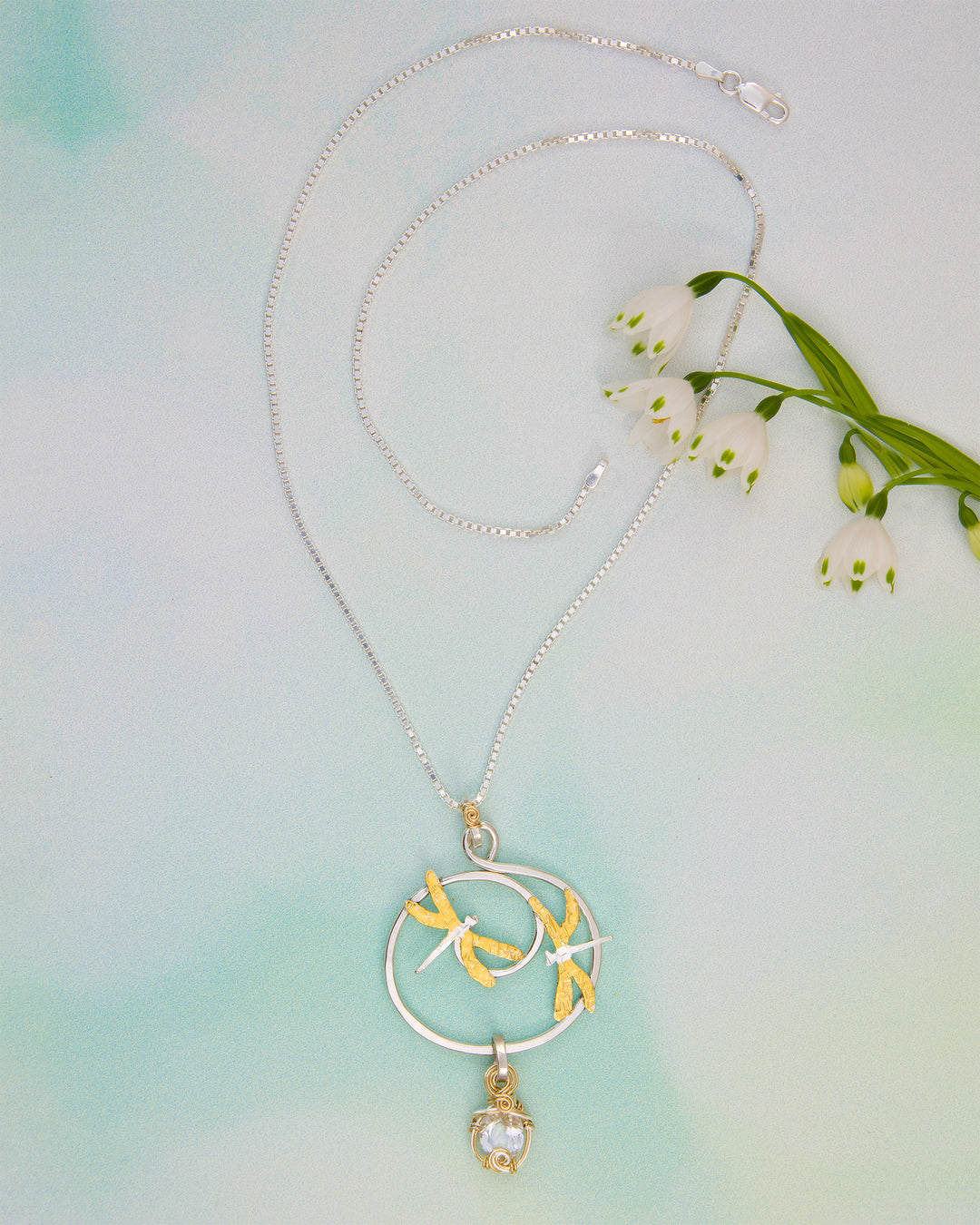 Dragonfly Pair Necklace