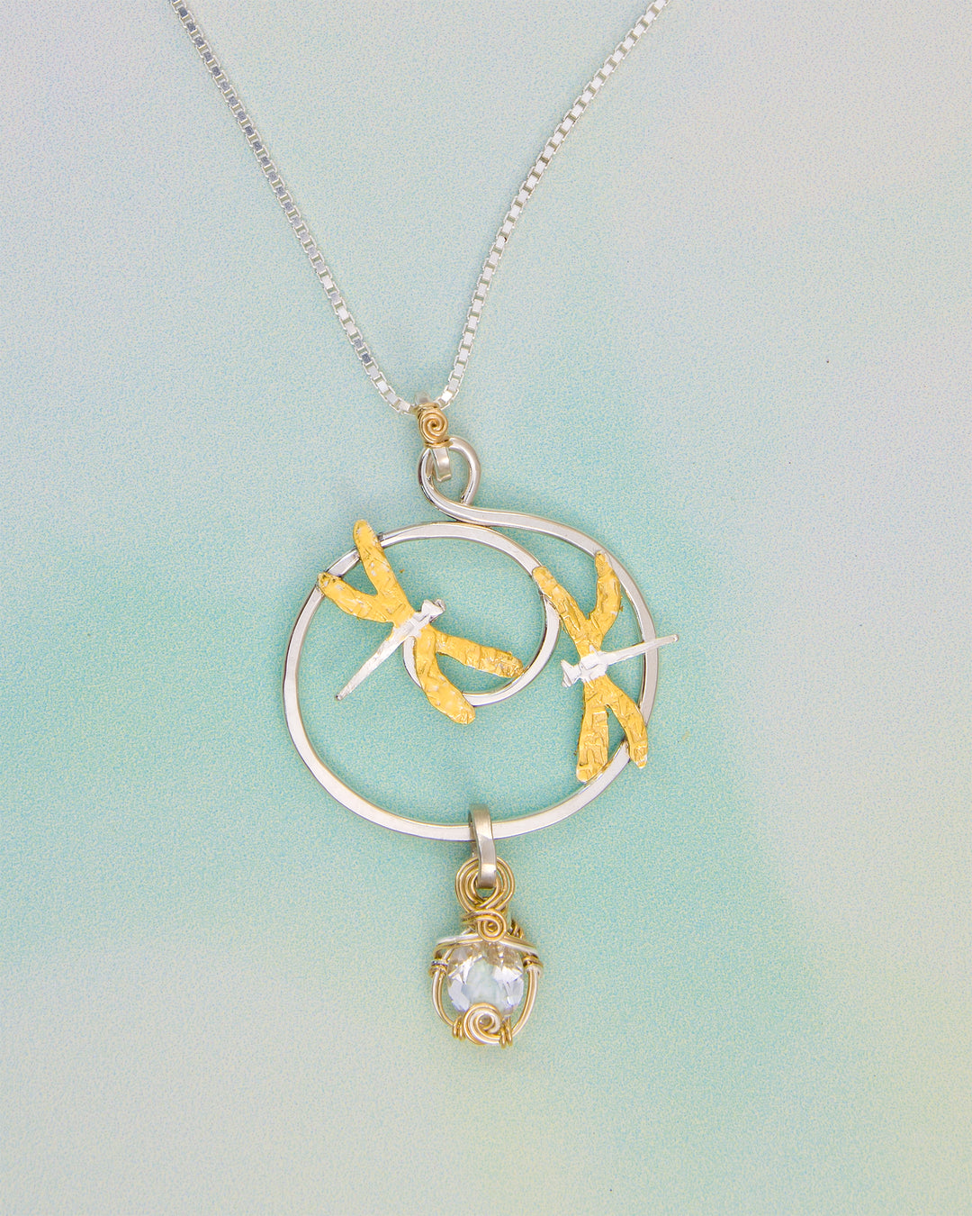 Dragonfly Pair Necklace